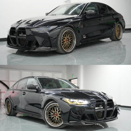 Front Bumper Lip V1 for G80 Carbon for BMW 3 Series G20/21 2018- - image 2