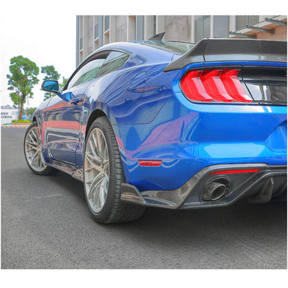 Side Skirts V3 (Carbon) for Ford Mustang 2015-2023 - image 2