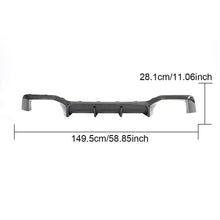 Rear Bumper Diffuser Carbon Fiber (for F98, 2023+) for BMW X4 G02 2018- - image 2