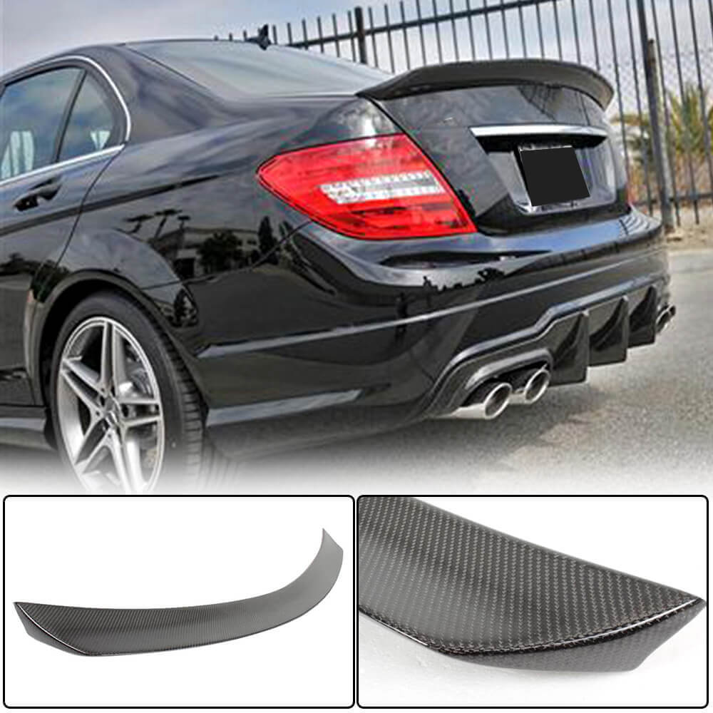 Spoiler SD V2 (Carbon) for Mercedes C-class W204 2007-2015 - image 2