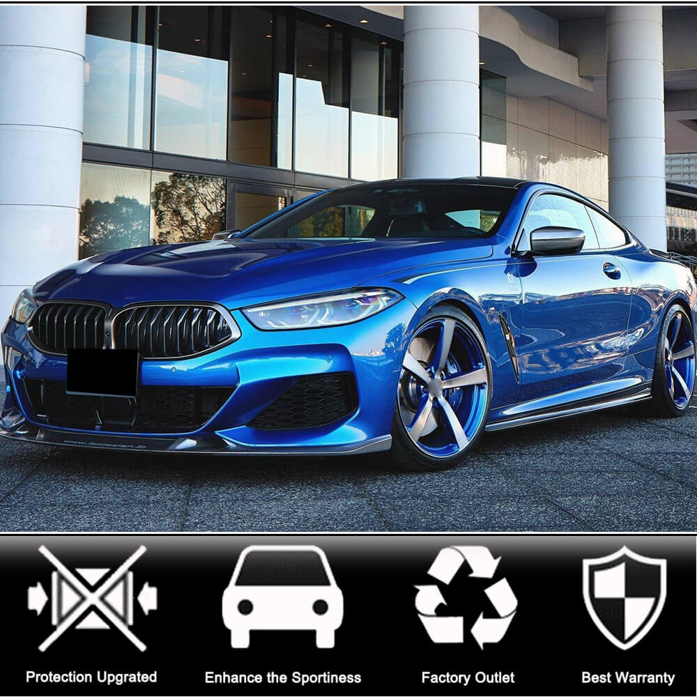 Side Skirt Extensions (for G14/G15 M-Sport, Carbon) for BMW 8 cерія G14/G15/G16 2018- - image 2