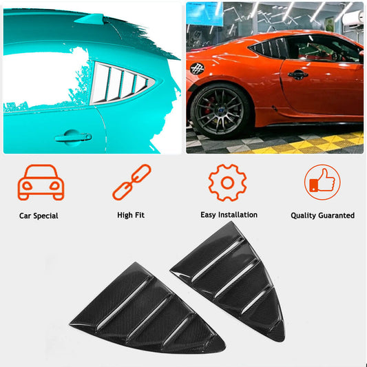 Carbon Rear Window Covers for Subaru BRZ 2012-2021 - image 2