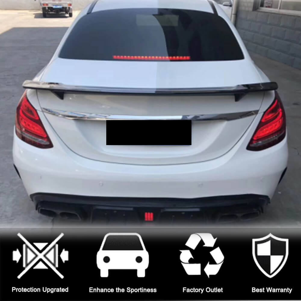 Spoiler V6 (SD, Carbon) for Mercedes CLA C117 2013-2019 - image 2