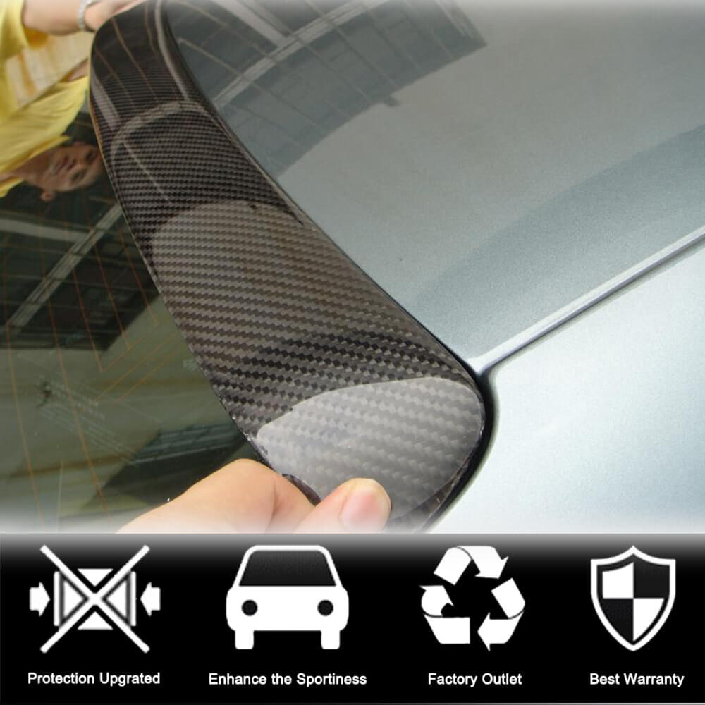 Rear Spoiler (for S-Line 2007-2011, Carbon) for Audi A4 B8 2007-2015 - image 2