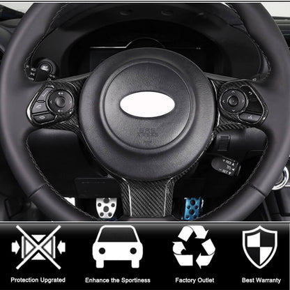 Steering Wheel Trim V2 (Carbon) for Subaru BRZ 2012-2021 - image 2