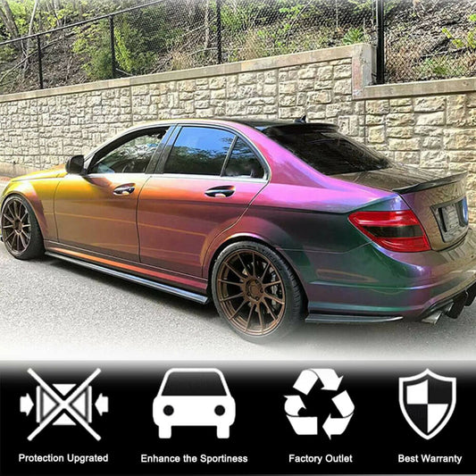 Side Skirts (for AMG SD, Carbon) for Mercedes C-class W204 2007-2015 - image 2