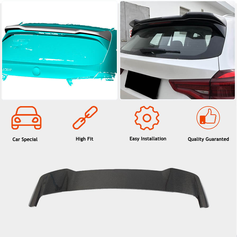 Rear Roof Spoiler Carbon Fiber V1 for BMW X3 G01 2018- - image 2