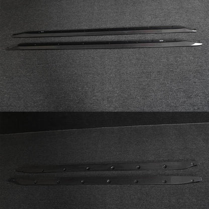 Side Skirt Extensions V3 (for G80, Carbon) for BMW 3 Series G20/21 2018- - image 2