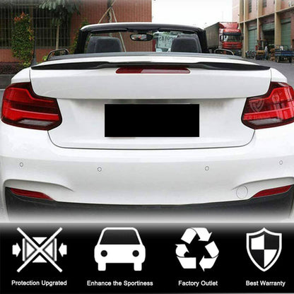 Rear Trunk Spoiler Carbon Fiber (Convertible) for BMW 2 Series F22/23 2014-2021 - image 2