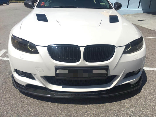 Front Bumper Lip Carbon Fiber V4 (for M3) for BMW 3 series E-90/91/92/93 2005-2011 - image 2