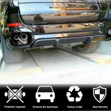 Rear Bumper Diffuser V1 (for Base, Carbon) for BMW X6 F-16 2014-2019 - image 2