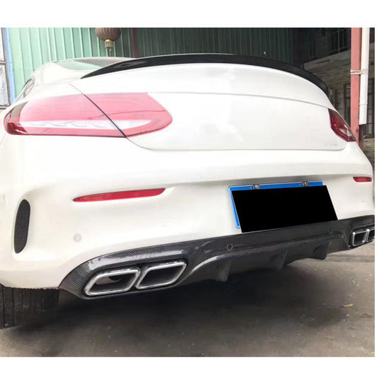 Spoiler V3 (for Coupe 2015-2019, Carbon) for Mercedes C-сlass W205 2014-2021 - image 2