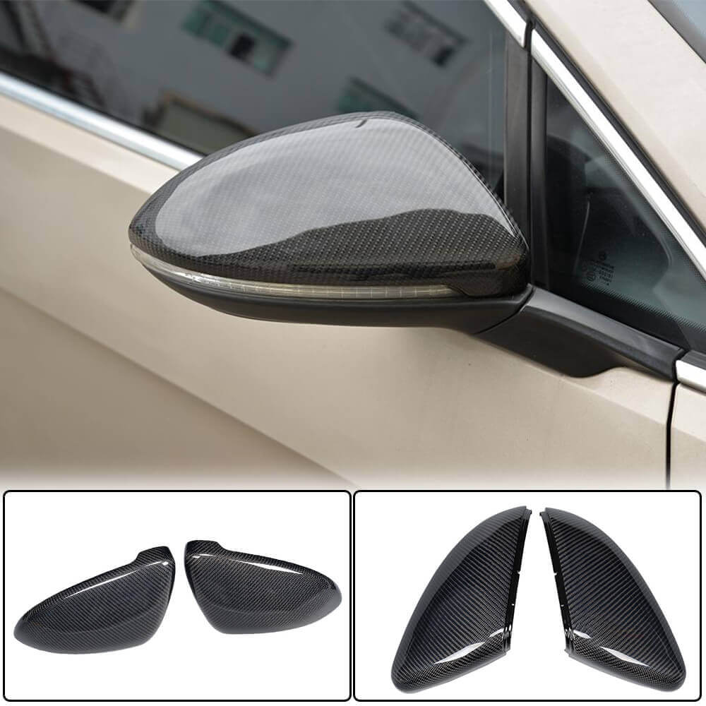 Mirror Covers V2 (Carbon) for Volkswagen Golf 7/E-Golf 2012-2020 - image 2