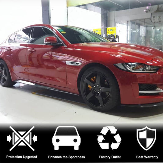 Side sills (2015-2019, Carbon) for Jaguar XE 2015- - image 2