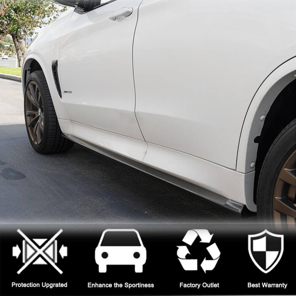 Door Sill Covers (for F86, Carbon) for BMW X6 F16 2014-2019 - image 2