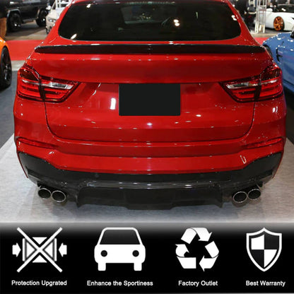 Rear Bumper Diffuser Carbon Fiber (M-Sport) for BMW X4 F-26 2014-2018 - image 2