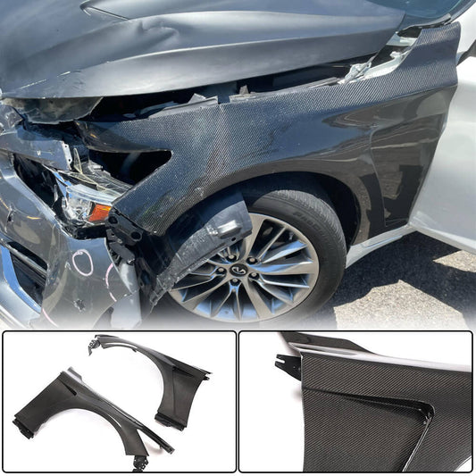 Wings (for Q50 2014-2020, Carbon) for Infiniti Q50/Q60 2013-2024 - image 2