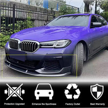 Front Bumper Lip V1 for M-Sport 2021-2024, Carbon for BMW 5 Series G30/G31 2017-2023 - image 2