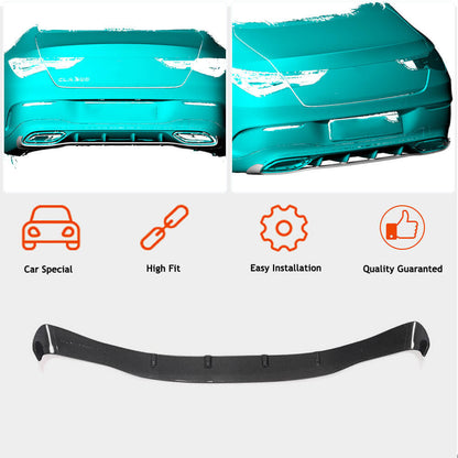 Rear Bumper Diffuser for AMG-Line SD 2019-2022, Carbon for Mercedes CLA C118 2019- - image 2