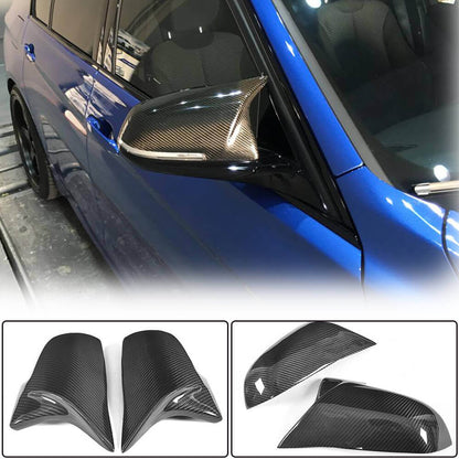 Mirror Covers Replacement Style Carbon Fiber V2 for BMW 1 series F20/21 2011-2019 - image 2