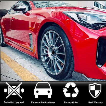 Side sills (Carbon) for Kia Stinger - image 2