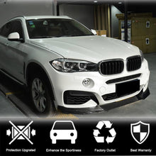 Front Bumper Lip (for M-Sport, Carbon) for BMW X6 F16 2014-2019 - image 2