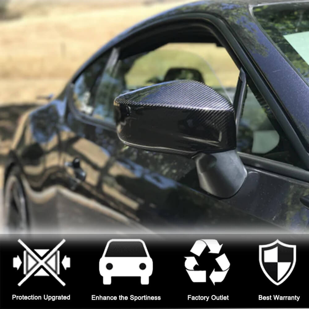 Mirror Covers (Carbon) for Subaru BRZ 2012-2021 - image 2