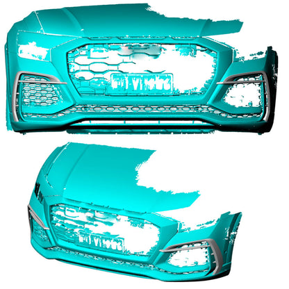 Fog Light Covers Carbon Fiber for Audi Q8 2018- - image 2
