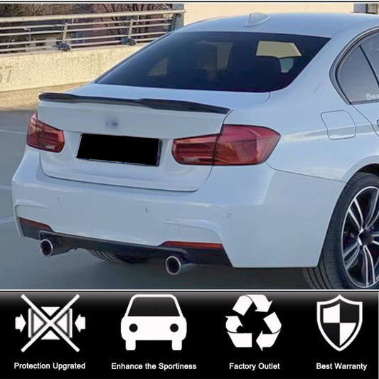 Rear Trunk Spoiler Dry Carbon Fiber V8 (SD) for BMW 3 series F-30/31/34 2012-2019 - image 2