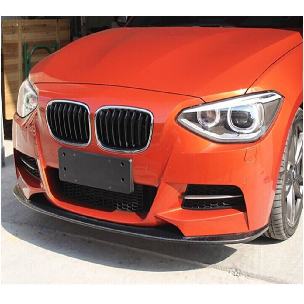 Front Bumper Lip (for M-Sport 2011-2015, Carbon) for BMW 1 Series F20/21 2011-2019 - image 2