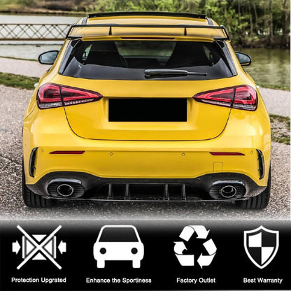 Spoiler V3 (for HB, Carbon) for Mercedes A-class W177 2018↗ - image 2