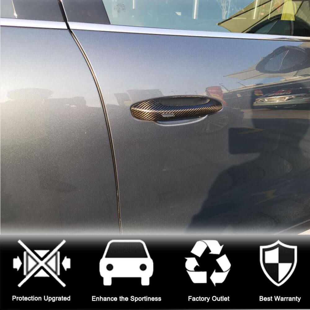 Carbon Door Handle Covers for Porsche Cayenne 2018- - image 2