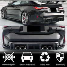Rear Bumper Diffuser Carbon Fiber (for G82/G83 M4 2020-2023) for BMW 4 series G22/23/26 2020- - image 2