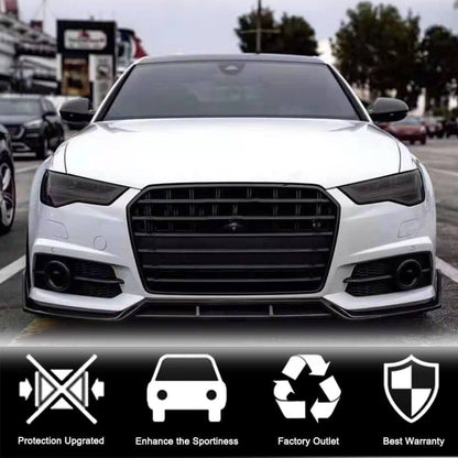 Front Bumper Lip Carbon V1 for S-Line 2014-2018 for Audi A6 C7 2011-2017 - image 2