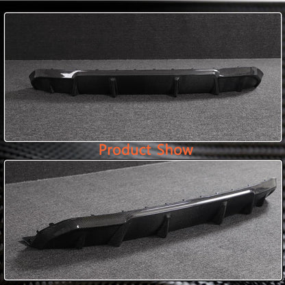 Rear Bumper Diffuser V1 (for i4 G26 M-Sport, Carbon) for BMW 4 Series G22/23/26 2020- - image 2