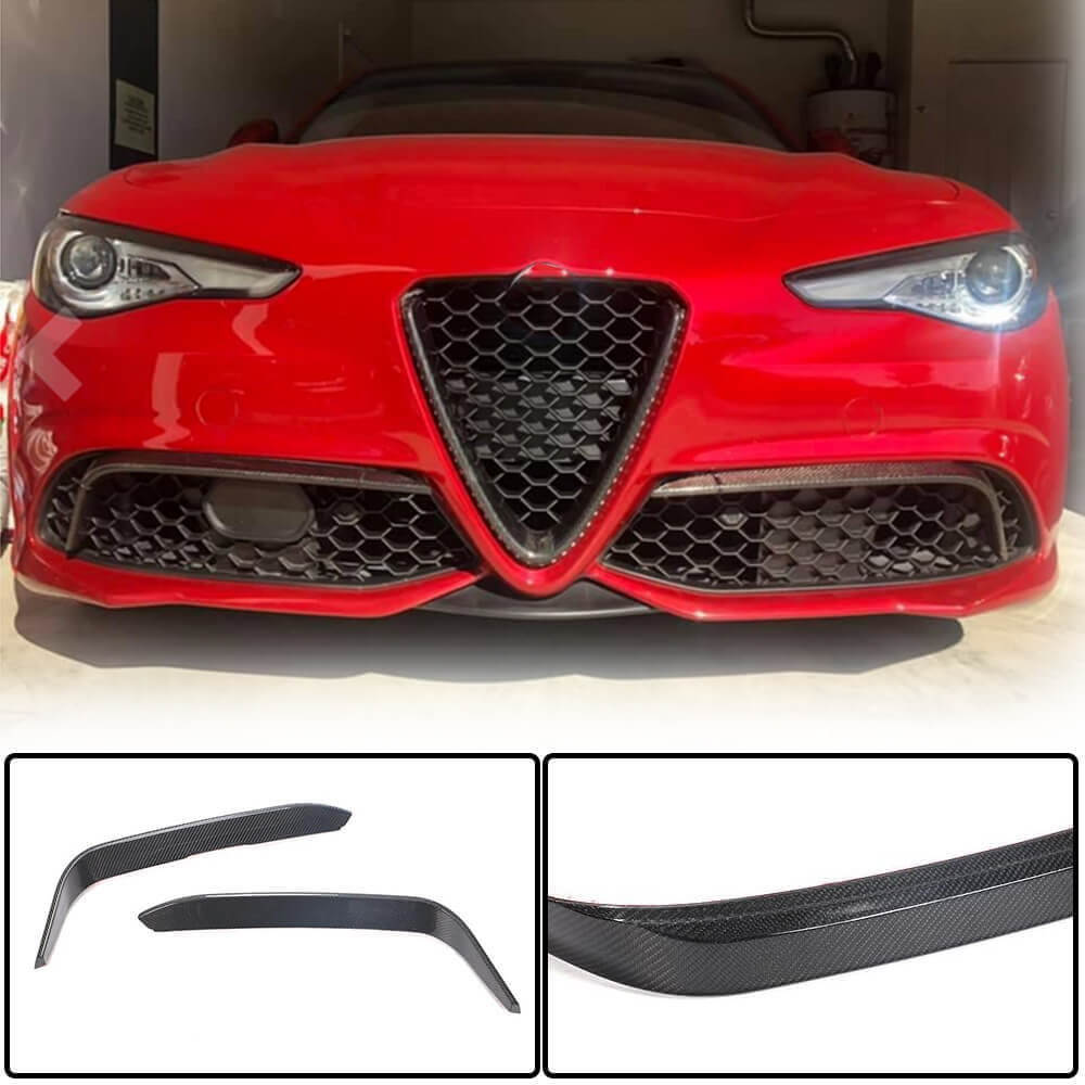 Fog light covers (for Sport, Carbon) for Alfa Romeo Giulia 2016-2022 - image 2