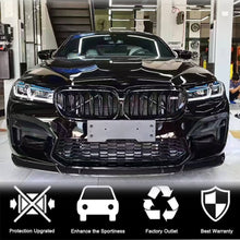 Front Bumper Lip V6 for M5 F90 2020-2024 Carbon for BMW 5 Series G30/G31 2017-2023 - image 2