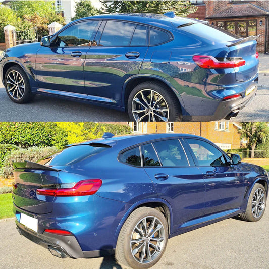 Rear Trunk Spoiler Carbon Fiber V1 for BMW X4 G02 2018- - image 2