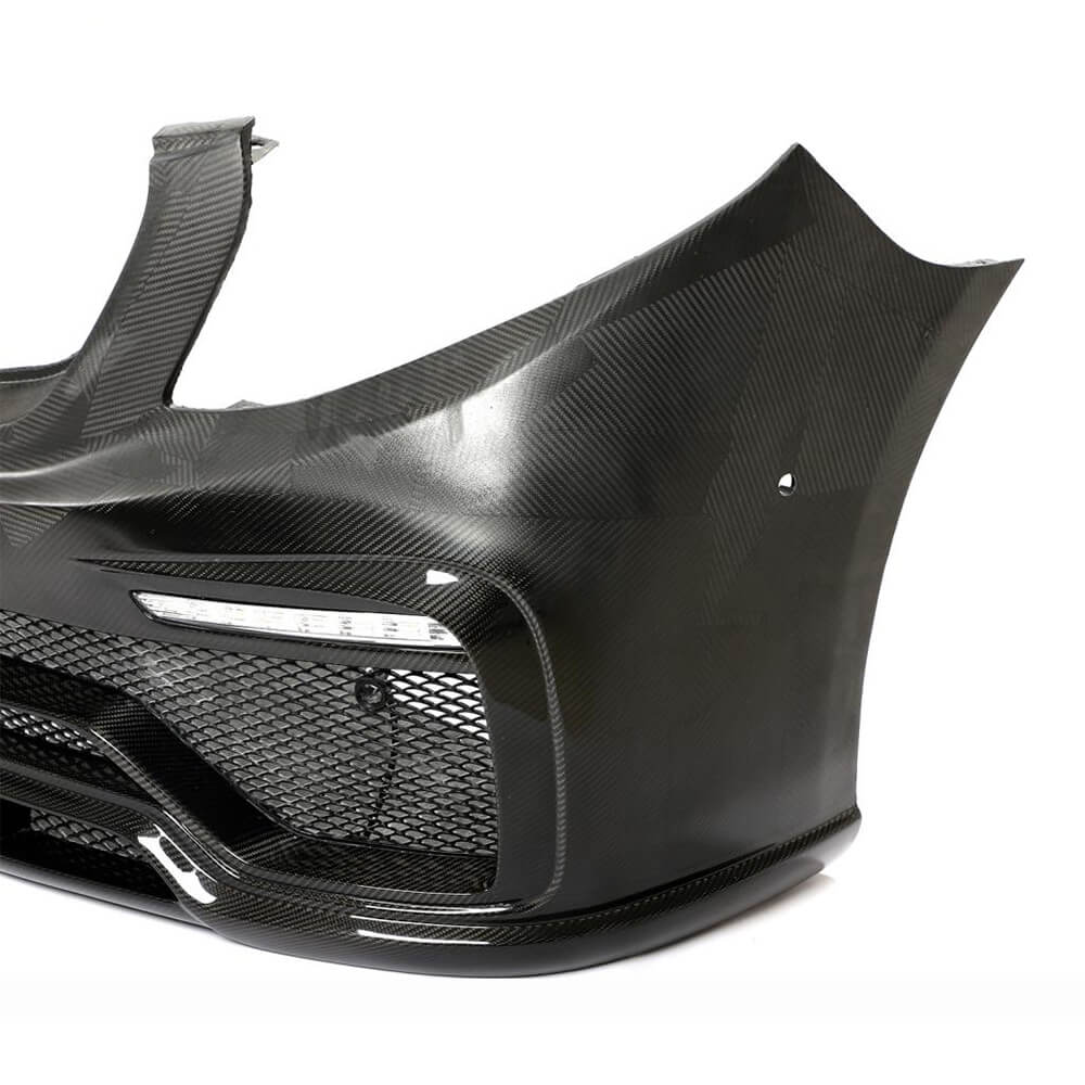 Front bumper V2 (2014-2019, Carbon) for Mercedes Vito / V-class W447 2014↗ year - image 2