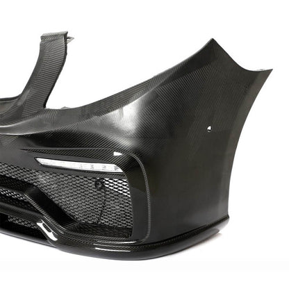 Front bumper V2 (2014-2019, Carbon) for Mercedes Vito / V-class W447 2014↗ year - image 2