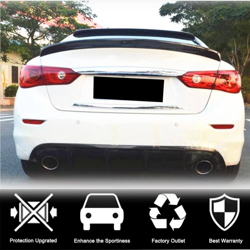Spoiler V3 (for Q50, Carbon) for Infiniti Q50/Q60 2013-2024 - image 2