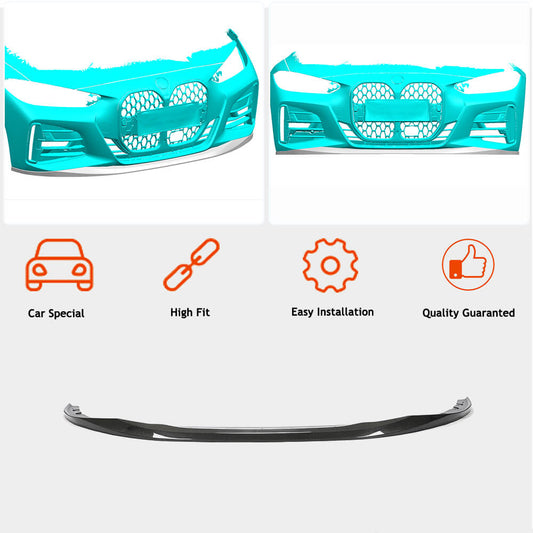 Front Bumper Lip Carbon Fiber V3 (M-Sport) for BMW 4 series G22/23/26 2020- - image 2