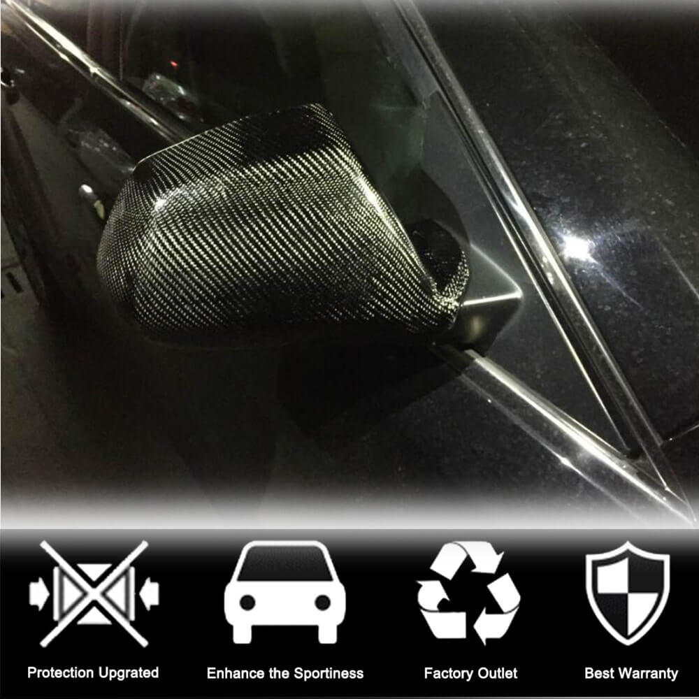 Mirror covers (Carbon) for Cadillac CTS 2007-2014 - image 2