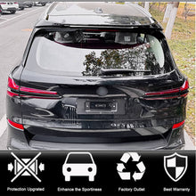 Rear Window Spoiler LCI-Style V5 (Gloss Black) for BMW X5 G05 2019- - image 2