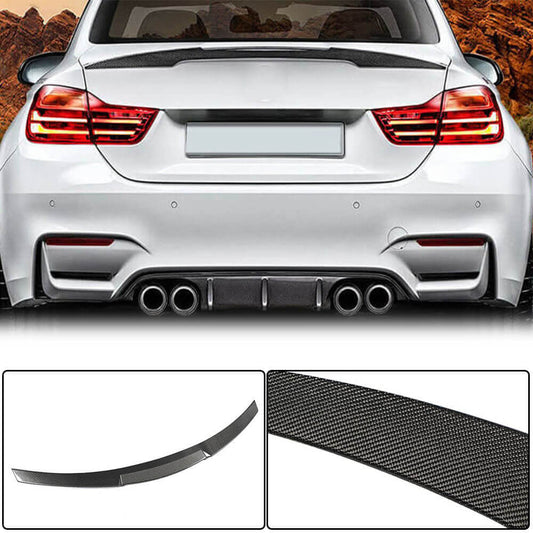 Rear Trunk Spoiler Carbon Fiber V9 (for F82) for BMW 4 series F-32 2012-2020 - image 2