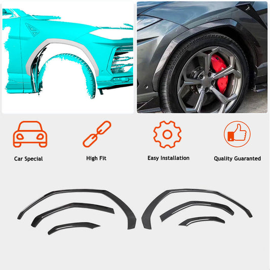 Wheel Eyebrow Arch Trims Dry Carbon Fiber for Lamborghini Urus - image 2