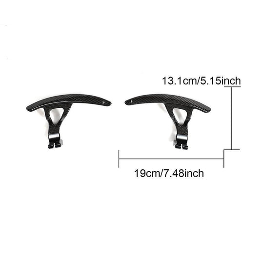 Steering wheel paddles (2009-2015, Carbon) for Nissan GT-R - image 2