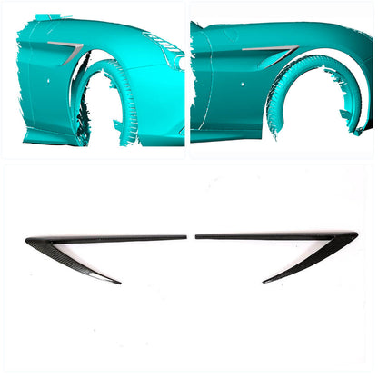 Carbon Front Fender Covers (2015-2018) for Ferrari California 2008-2017 - image 2