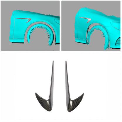 Carbon Front Fender Covers for Mercedes E-сlass W213 2016-2023 - image 13