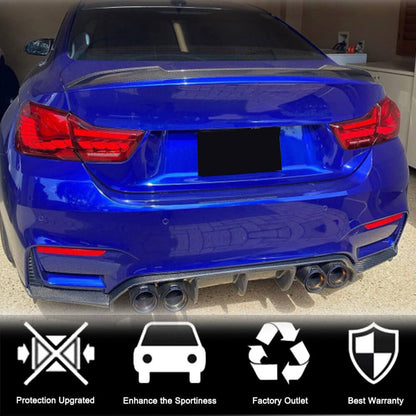 Rear Trunk Spoiler Carbon Fiber V6 (for F82) for BMW 4 series F-32 2012-2020 - image 2